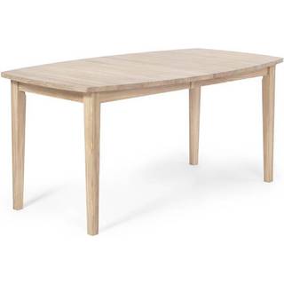 Torkelson, Allegro Spisebord 100x186-286 cm i hvidolieret fineret eg