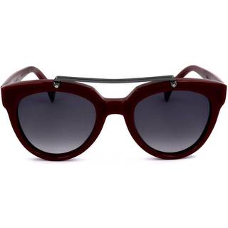 Saturnino Briller MARS 12 48 Solbriller Kvinder Burgunder - Polished Bordeaux Gunmetal Bridge - 48mm