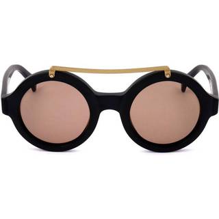 Saturnino Briller MERCURY 1 44 Solbriller Mænd Black - Matte Black Gold Bridge - 44mm