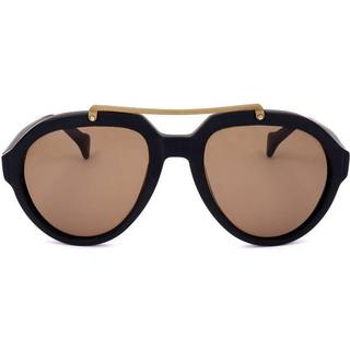Saturnino Briller VENUS 1 55 Solbriller Mænd Black - Matte Black Gold Bridge - 55mm