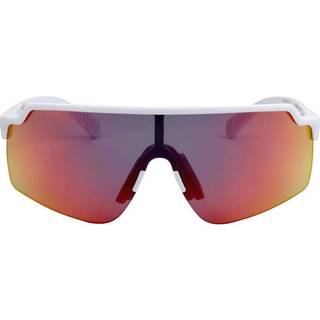 Adidas Sport Unisex SP0018 21L Solbriller Plast Hvid Brun Maske Normal