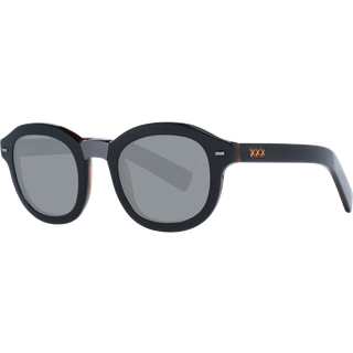Ermenegildo Zegna ZC0011 05A 47 Solbriller Mænd Black - Black - 47mm
