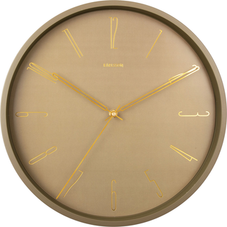 Karlsson Bell Numbers Metal Wall Clock Vægur KA5898MG - Unisex - 35 cm - Quartz