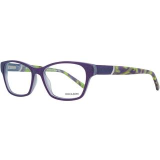 More & More 50509 900 52 Briller Kvinder Guld - Glittery Purple On Frosted Grey - 52mm