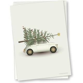 Christmas Tree & Little Car - Kort fra ViSSEVASSE