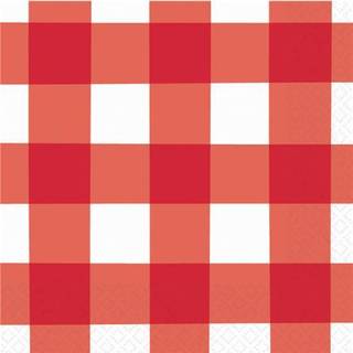 16 stk. Picnic Lattice servietter
