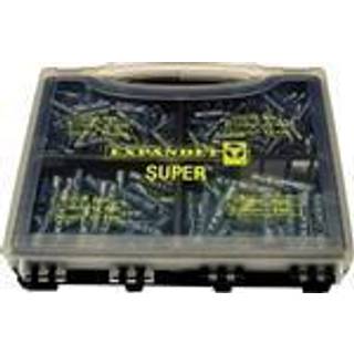 EXPANDET Super plugs sortimentsæske 5,6,8,10 mm 275stk