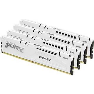 Kingston FURY Beast DDR5-5200 - 64GB - CL40 - Quad Channel (4 pcs) - Intel XMP - Hvid