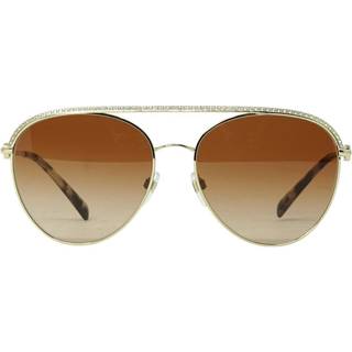 Valentino Kvinde VA2048 300313 Outlet solbriller Metal Guld Brun Pilot Skygge