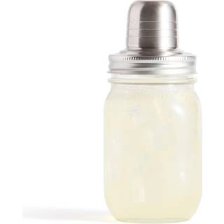 Jarware Mason Jar Cocktail Shaker L?g til almindelig mund Mason Jar rustfrit st?l