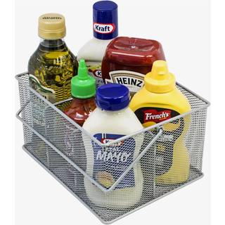 SORBUS REEDENSIL CADDY - S?lvt?jsserviets indehaver og krydderi -arrang?r - Multi -purpose st?l mesh caddy -ideal til k?kken spisestue underholde