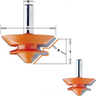 Fræsekutter CMT; S=1/2''; D=50,8 mm