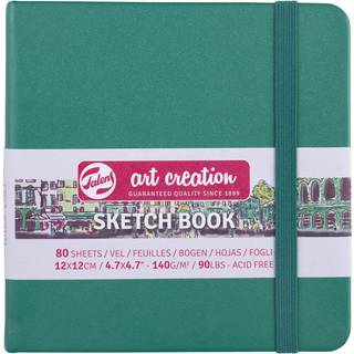 Hardcover Sketchbook - Forest Green 12 x 12 cm