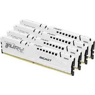 Kingston FURY Beast DDR5-5600 - 64GB - CL40 - Quad Channel (4 pcs) - Intel XMP - Hvid