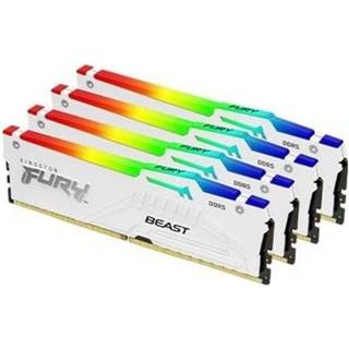 Kingston FURY Beast RGB DDR5-5600 - 64GB - CL40 - Quad Channel (4 pcs) - Intel XMP - Hvid med RGB
