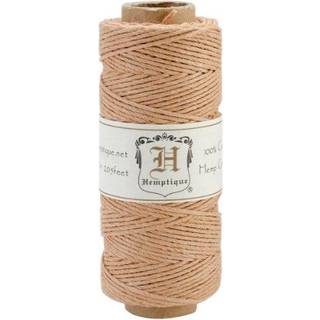 Hemptique 100% hamp -ledningsspole - 62,5 meter hamp streng - lavet med kærlighed - nr. 20 ~ 1 mm ledningstråd til smykker, der fremstiller makra