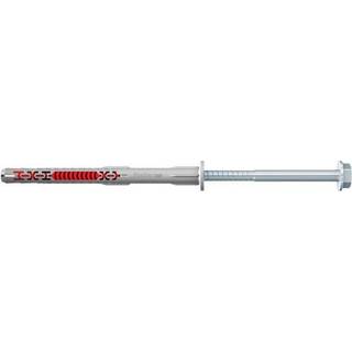 Fischer duoxpand 10x100 fus karmdybel elforzinket med skrue 50/pak