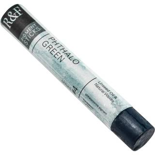 R&F Håndlavede maling - Professionel oliepigmentpind Phthalo Green 38 ml