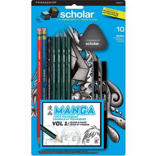 Prismacolor Scholar Manga Tegning Set voksen farvel?gning 10-delt s?t