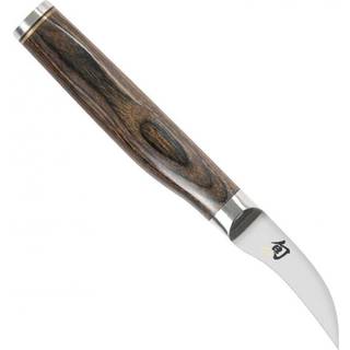 KAI Shun Premier Tim Mälzer Tourniermesser 5,5 cm - AUS8A-Stahl - Griff Pakkaholz - Braun,Silber