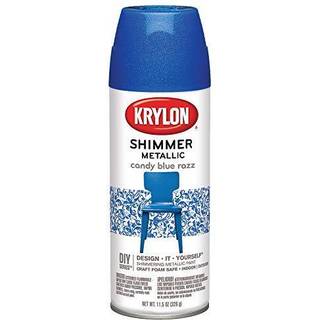 Krylon Shimmer Metallic Spray Paint 11,5-ounce blå