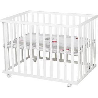 Roba Kravlegård med Hjul, Adam & Owl White