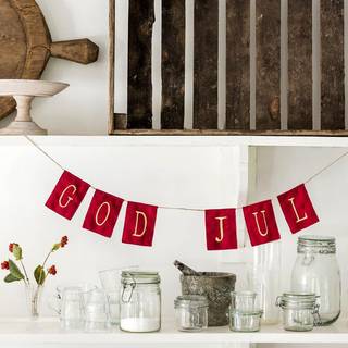 God jul ranke, rød