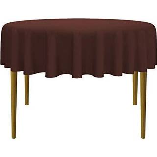 Lann's senget?j - 70"""" rund premium dug til bryllup/banket/restaurant - dug af polyesterstof - chokoladebrun