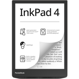 PocketBook InkPad 4 eBook 32GB (sølv) - På lager i butik
