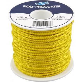 Polyestersilkeline gul, 4,0 mm, 12 m