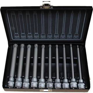 BATO Stifttopsæt 3/8" Ribe M4-M14 lang 10 dele (1257)