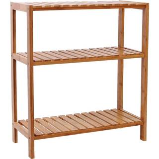 Songmics bambushylder til badeværelset/køkken/sko rack, 60 x 26 x 66 cm