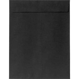 Luxpaper 9 x 12 åbne ende konvolutter skræl og tryk på midnat sort 80 lb. Tekst 50 Antal