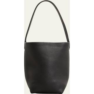 The Row Park Small leather tote bag - black - One Size