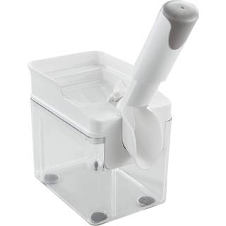 Husholdnings essentials leifheit kirsebærstoner remover rustfrit stål stempel hvid