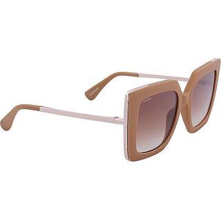 Max Mara Kvinde MM0051 DESIGN4 73F Solbriller Injiceret Rosa Brun Cat Eye Normal Skygge
