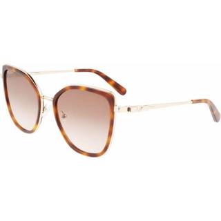 Ferragamo Kvinde SF293S 723 Solbriller Metal Havana Brun Cat Eye Normal