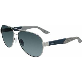 Salvatore Ferragamo SF 275S 021 62 Solbriller Mænd Silver - Silver - 62mm