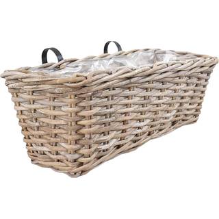 Batu altankasse i kubu, med plastic indvendigt og ophæng, 60 x 23 x 20 cm
