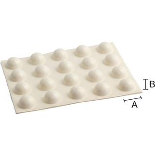 Habo dørstopper 5017 20 Ø19x10mm plast hvid 26641