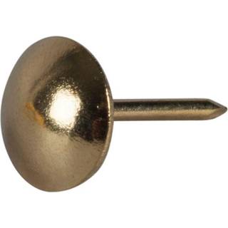 ESSVE 522212 Møbelsøm Hoveddiameter 8 mm 1,4 x 13 mm, messing, 35-pak