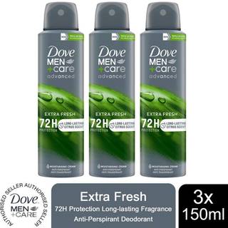 Dove Men+Care Advanced Antiperspirant 72 timer Extra Fresh 150 ml - 150 ml