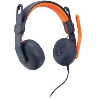 Logitech Zone Learn Wired On-Ear Headset for Learners 3.5mm AUX - headphones with mic - replacement