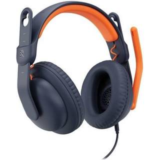 Logitech Zone Learn On Ear Wired Headset for Learners USB-C - headphones with mic - replacement