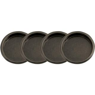 Design House 182071 2-1/8-tommer skabsd?r Finger Pull Oil Rubbed Bronze 4 Pack