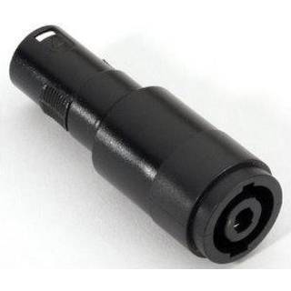 Adapter Audio Stik Speakon 4-polet Chassis til XLR Han