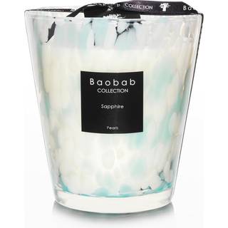 Baobab Collection Pearls Sapphire duftlys 16 cm - 16 cm