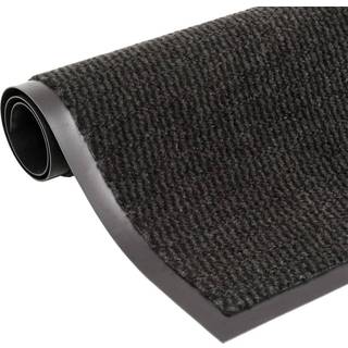 Måtte Med Støvkontrol, Rektangulær, Tuftet - Sort / 60 x 180 cm / 1