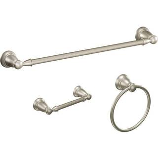 Moen Banbury 3-delt badetilbeh?r Kit i b?rstet nikkel
