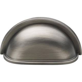 Gliderithardware 953-P-10 3 tommer CC Classic Bin Cabinet 10 Pack Cup Pull Satin Pewter Finish